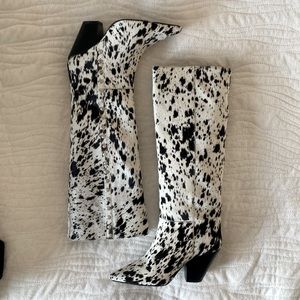 Toga Pulla rare calf hair boots